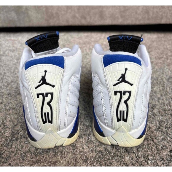 Nike Air Jordan 14 Retro Hyper Royal Size 7 Youth (Size 8.5 Women's) - Picture 3 of 6